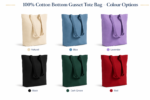 100% Cotton Bottom Gusset Tote Bag - Image 8
