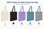 100% Cotton All-Side Gusset Tote Bag - Image 6