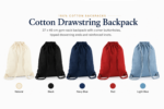 Cotton Drawstring Backpack - Image 6