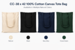 CC-38 x 42 100% Cotton Canvas Tote Bag - Image 5