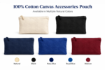 Canvas Accessories Pouch - Image 5